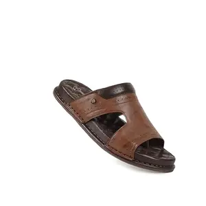 Pierre Cardin PC1048 Leather Casual Slipper Sandals for men_Tan_44