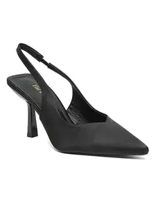 Flat n Heels Womens Black Pumps FnH 99897-BK
