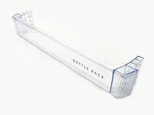 OM Plastics Bottle Shelf for Fridge Compatible with Whirlpool Single Door Refrigerator Bottle Rack Holder Color Clear Pack of 1 Part Code (W10418661) Match and Buy Product