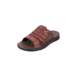 Mochi Men's TAN Casual Comfortable Slippers UK/6 EU/40 (16-1014)