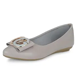 Flavia Women Ballet Flat Grey