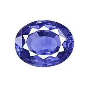 GEMS RIVER Blue Sapphire (NEELAM/NILAM Stone) 2.00 Carat Certified Natural Ceylon Quality Gemstone AAA Quality (V229)