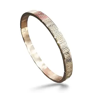 MYKI Gorgeous Love Bracelet (6mm thickness, 2.4 inch diameter) (Rosegold)