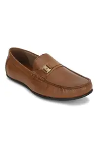 Louis Philippe Men's Tan Formal Shoes