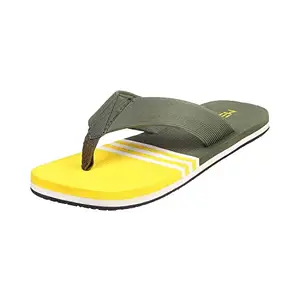 Metro Mens Synthetic Olive Slippers (Size (8 UK (42 EU))