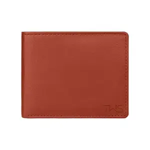 The Wallet Store Carry Mate Vegan Leather RFID Protected Wallet for Men | Bi-Fold Wallet | 6 Card Slots | Cash Compartment | Hidden Pockets (Tan)