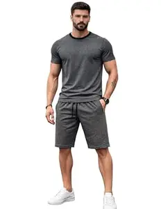 Mack Jonney Men's Polyester Lycra Tracksuit | Lightweight Sports & Gym Wear | Comfortable Running & Training Track Suit for Men-MJ-185