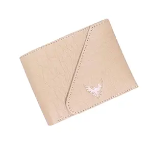 Goldalpha Men Casual Beige Artificial Leather Wallet - (7 Card)