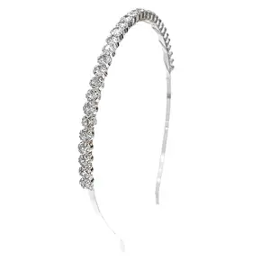 BANGLESKART Women Hair Accessories Tiara Headband, Princess Crown for Girls and women for Birthday, Bridal, Haldi, Mehendi, Valentine Ceremony or Any Special Occasion (Pack of 1)