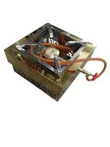 Stainless steel commercial gas stove high pressure gas Bhatti (10x10x9 Small) | Stove02
