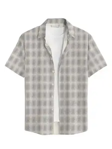 BULLMER Trendy Regular Fit Printed Causal Shirt for Men - Pack of 1 Beige3 XX-Large