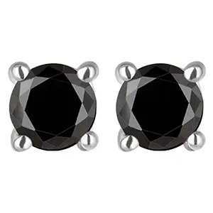 GIVA 925 Silver Black Lover Stud Earrings | Gifts for Girlfriend, Gifts for Women and Girls | With Certificate of Authenticity and 925 Stamp | 6 Month Warranty*