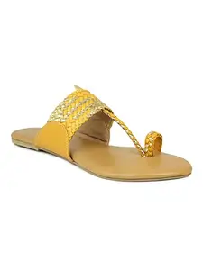 Inc.5 Women's 1050_Mustard Sandal