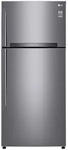 LG LG 516 L 3 Star Inverter Frost-Free Double Door Refrigerator (GN-H602HLHQ, Platinum silver, 2022 Model)