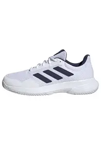 adidas Unisex-Adult Game Spec 2 FTWWHT/DKBLUE/FTWWHT Tennis Shoe - 10 UK (ID2470)