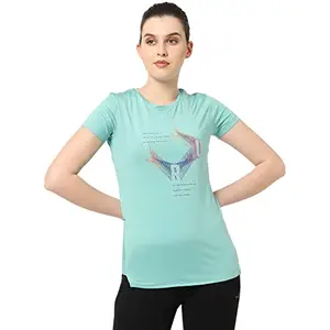 Sweet Dreams Women's Graphic Regular Fit T-Shirt (LT-3976ST_Blue