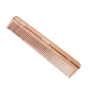 Vega Wooden Hair Comb,Handmade, (India's No.1* Hair Comb Brand) For Men and Women, (HMWC-22)