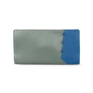 Baggit Women Blue Wallet Large Size | Ladies Stylish Purse Bag | Credit Card Money Holder