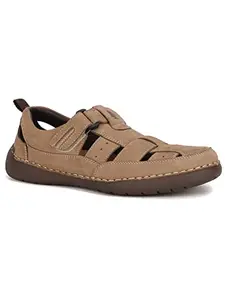 Hush Puppies mens Dawson E Tan Brown Fisherman Sandal - 7 UK (8553160)