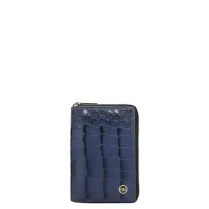 Da Milano Leather Card Holder for Men & for Women - Blue