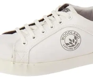 Woodland Men's White Canvas Casual Shoes-6 UK (40 EU) (GC 4211121C)
