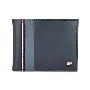 Tommy Hilfiger Navy Leather Men's Wallet (8903496159660)