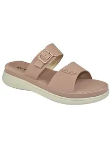 AJANTA Women Pink Flat Sandal EL3001