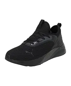 Puma Womens Softride Ruby Luxe Elektro Black-Black Running Shoe - 3UK (37829601)