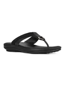 Inc.5 Womens Black Solid Round Toe Casual Flat Slip-on Sandals