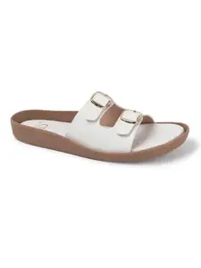 Carlton London Women Sandal,White,UK-3