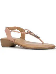 Bata Womens Flamingo Sandal Flats, Pink, (6615256), UK 7