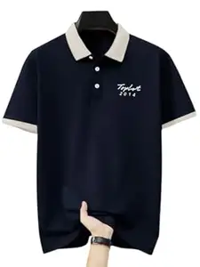 TOPLOT Men Regular Fit Polo || T Shirt for Men (5243)