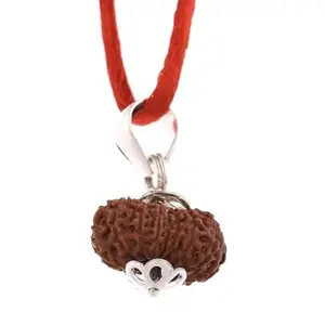 SreeGems 16 Mukhi Rudraksha Originali Certified Solah Mukhi Rudraksha With Silver Capping 16 Mukhi Rudraksha Original Nepali Blessed By Lord Ram 16 Face Rudraksha Original Nepal 16 Mukhi Rudraksha Pendant