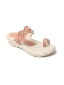 Iconics Women Sandal,Peach,UK-3