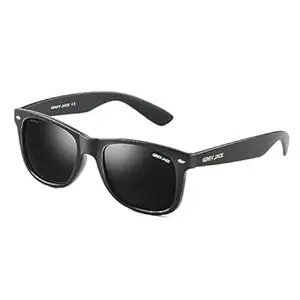grey jack Square Sunglasses Polarized Lens, Classic and Retro Style, Driving and Fishing Eyewear for Men Women S1105
