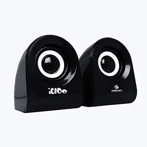 ZEBRONICS Zeb-Igloo Portable Wireless, Auxiliary, USB Laptop/Desktop Speaker ( 2.0 Channel)