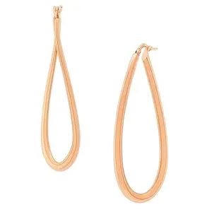 ZAVYA 925 Sterling Silver Minimal Minimal Rose Gold Plating Drop Earrings | Gift for Women and Girls | With Certificate of Authenticity and 925 Hallmark