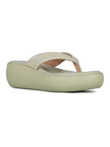 Inc.5 Womens Green Casual Solid Round Toe Wedge Heel Sandals
