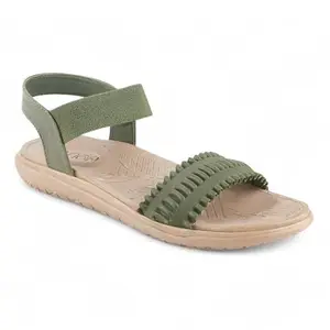 JODYHUB Comfortable Eva Sandal for Women & Girls | Versatile Eva Sandal for Daily Use, Work / Office and College | Comfortable Footwear for Womens & Girls (Green, UK Footwear Size System, Adult, Women, Numeric, Medium, 5)