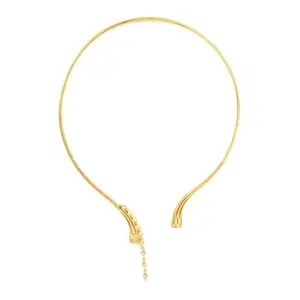 Shaya by CaratLane Queen of Connections Necklace in Gold Plated 925 Silver for Women
