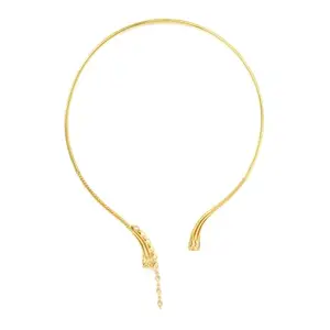 Shaya by Caratlane Queen of Connections Necklace in Gold Plated 925 Silver for women