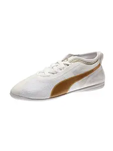 Puma Women's Eskiva Low EVO WN's White and Gold Boot-4 UK/India (37 EU) (36201901)