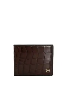 Da Milano Genuine Leather Brown Bifold Mens Wallet with Multicard Slot (10251OL)
