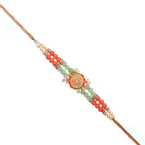 VOYLLA Colorful Beads Studded Graceful Rakhi