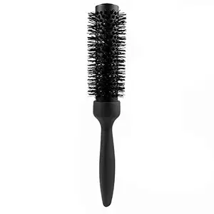 FOLELLO - Professional Round Hair Brush - Ceramic Coated Metal Barrel Brushes for Smoothing, Curling & Straightening - Heat resistant, Blow Dry Hair Brush for Men & Women 65MM