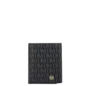 Da Milano RFID Protected Leather Wallet for Men with Card Slot - Black