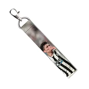 ISEE 360® Dybala Footballer Lanyard Tag with Swivel Lobster for Gift Luggage Bags Backpack Laptop Bags L X H 5 X 0.8 INCH