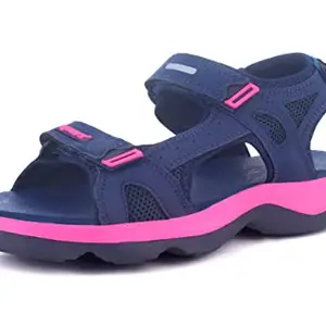 Sparx Women SS-608 Navy Blue Pink Floater Sandals (SS0608LNBPK0005)