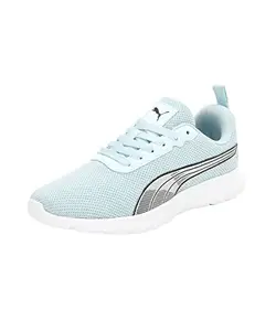 Puma Womens Essex Comfort WN's Light Aqua-Black-Silver Running Shoe - 3UK (37926201)