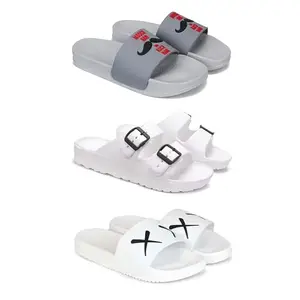 DRACKFOOT Men's Sandals | Lightweight Wear| Stylish & Easy to Wear For Men'S GRT-SAN-(3-COMBO)-1590-3113-3029-8